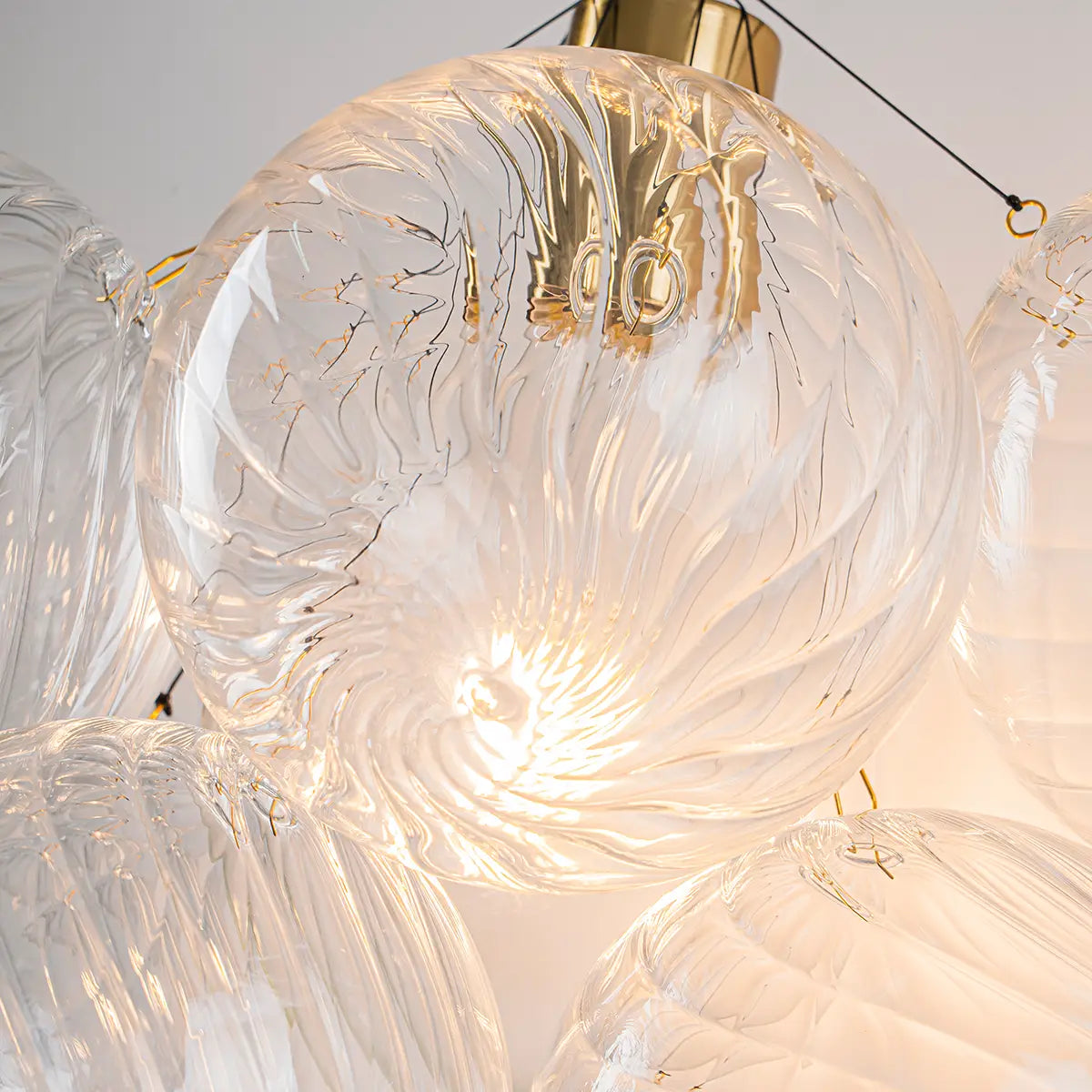 Transparent Glass Bubbles Wall Sconce Talia Modern Hallway Wall Light Bedrooms Cloud Bubble Bedside Areas Light