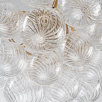Modern Luxury Bubble Chandelier Cluster Glass Ball Pendant Light Talia Round Hanging Lamp For Living Dining