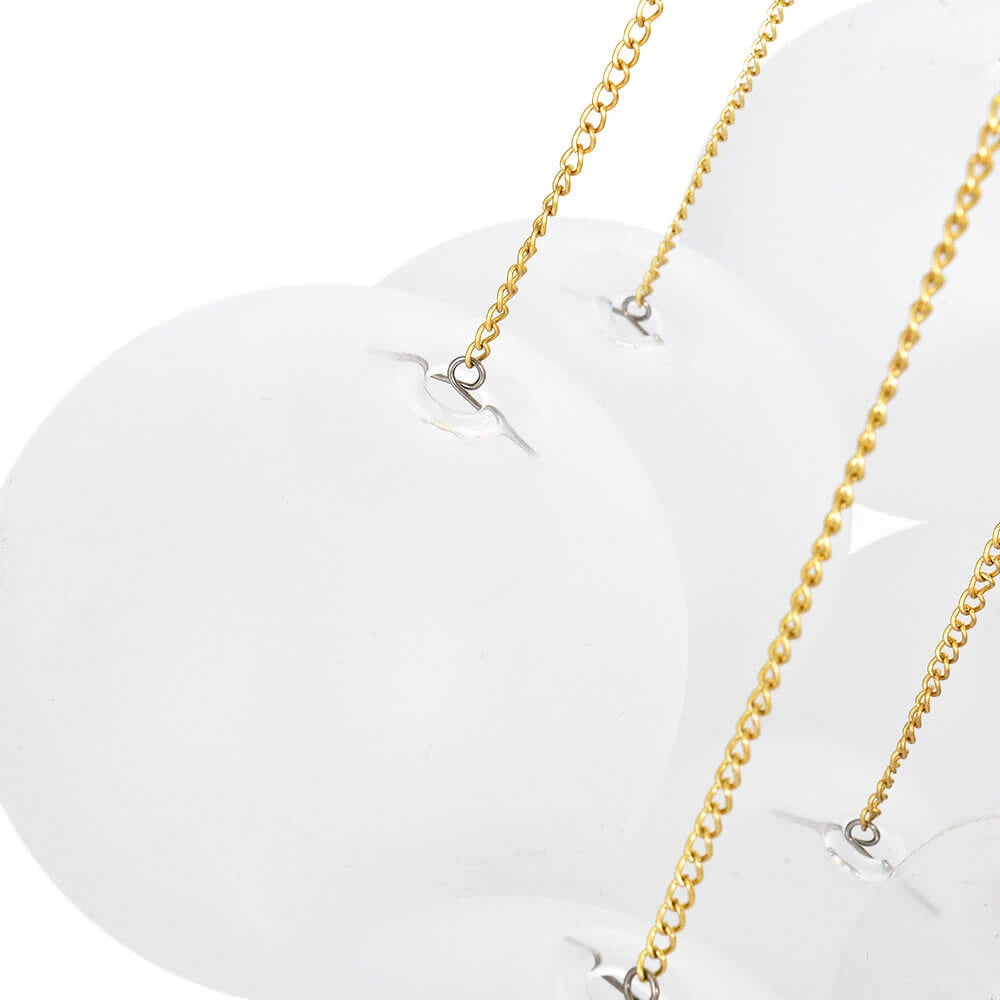Cluster Frosted Glass ball Chandelier Milky White Glass Light Designer Apparatus Cloud Bubble Pendant Lamp