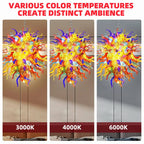 Radiant Kaleidoscope Chihuly-Style Blown Glass Chandelier Hanging Glass Sculpture Art Pendant Light For Villas Staircases
