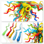 Radiant Spectrum Murano Chihuly-Style Artisan Blown Glass Chandelier Modern Luxury Hanging Glass Sculpture Light