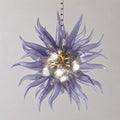 Starburst Hand Blown Glass Art Chandelier Chihuly-Style Stinger Hanging Murano Glass Sculpture Light