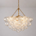 Modern Luxury Bubble Chandelier Cluster Glass Ball Pendant Light Talia Round Hanging Lamp For Living Dining