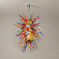 Kaleidoscope Luxury Multicolor Hand-Blown Glass Chandelier Large Chihuly-Style Sculptural Glass Art Pendant Light