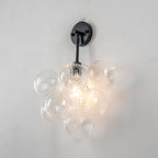 Transparent Glass Bubbles Wall Sconce Talia Modern Hallway Wall Light Bedrooms Cloud Bubble Bedside Areas Light
