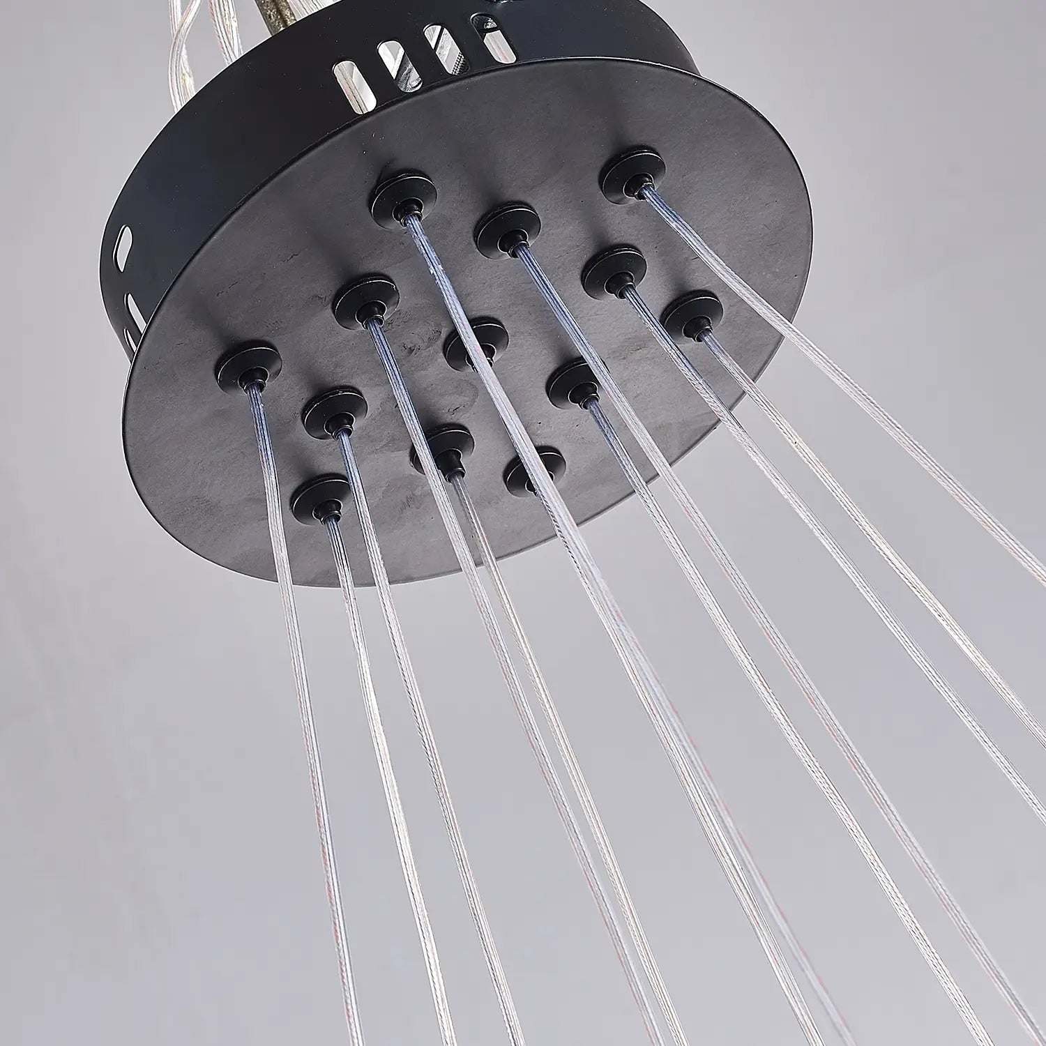 Bubbles Chandelier Smoked Blown Glass Hanging Lamp Talia Modern Cluster Pendant Light